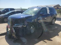 Salvage cars for sale at Grand Prairie, TX auction: 2024 Nissan Pathfinder SL