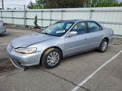 Salvage cars for sale at Moraine, OH auction: 2002 Honda Accord SE