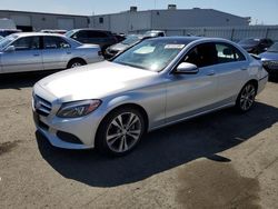 Salvage cars for sale at Vallejo, CA auction: 2016 Mercedes-Benz C300