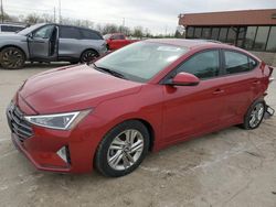 Salvage cars for sale from Copart Fort Wayne, IN: 2019 Hyundai Elantra SEL