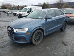 Salvage cars for sale at Grantville, PA auction: 2018 Audi Q3 Premium Plus
