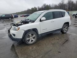 Salvage cars for sale at Brookhaven, NY auction: 2017 Jeep Compass Latitude