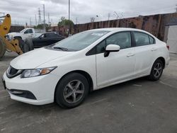 Salvage cars for sale from Copart Wilmington, CA: 2015 Honda Civic SE