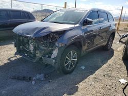 Toyota Highlander salvage cars for sale: 2017 Toyota Highlander SE