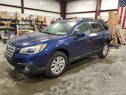 Salvage cars for sale from Copart Spartanburg, SC: 2015 Subaru Outback 2.5I Premium