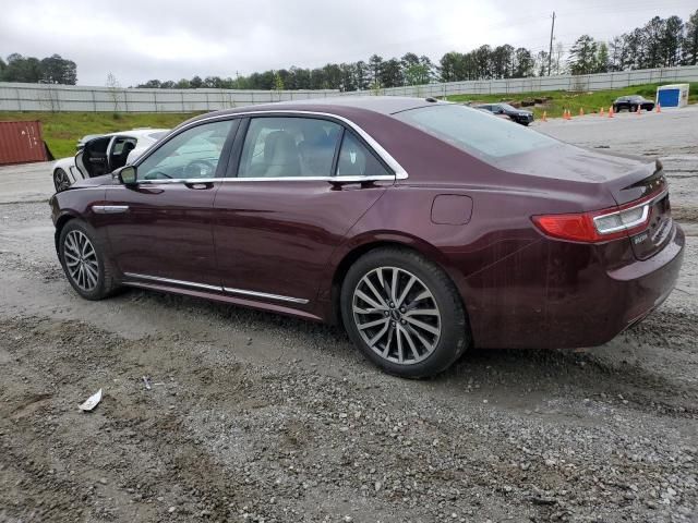 2017 Lincoln Continental Select