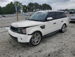 Salvage cars for sale at Loganville, GA auction: 2010 Land Rover Range Rover Sport LUX
