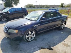 Vehiculos salvage en venta de Copart Orlando, FL: 2005 Audi A4 1.8 Cabriolet