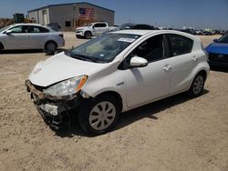Salvage cars for sale at Amarillo, TX auction: 2013 Toyota Prius C