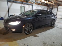 Salvage cars for sale from Copart Lexington, KY: 2015 Chrysler 200 S
