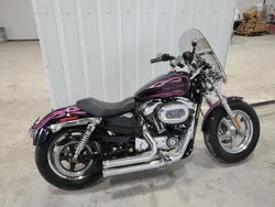 Salvage motorcycles for sale at Cahokia Heights, IL auction: 2013 Harley-Davidson XL1200 CP