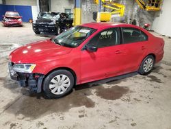 Salvage cars for sale at Chalfont, PA auction: 2015 Volkswagen Jetta Base