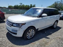 Salvage cars for sale from Copart Riverview, FL: 2017 Land Rover Range Rover HSE