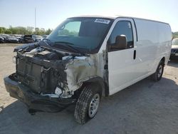 Salvage trucks for sale at Cahokia Heights, IL auction: 2015 Chevrolet Express G2500