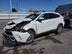 Salvage cars for sale at Littleton, CO auction: 2021 Toyota Venza LE