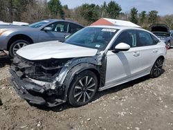 Salvage cars for sale at Mendon, MA auction: 2022 Honda Civic EX