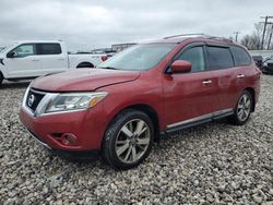 Salvage cars for sale at Wayland, MI auction: 2014 Nissan Pathfinder S