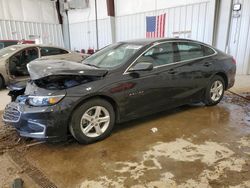 Salvage cars for sale at Franklin, WI auction: 2018 Chevrolet Malibu LS