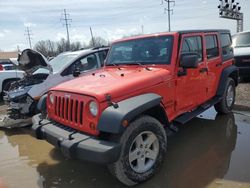 Salvage cars for sale from Copart Columbus, OH: 2013 Jeep Wrangler Unlimited Sport