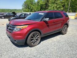 Salvage cars for sale at Concord, NC auction: 2015 Ford Explorer XLT