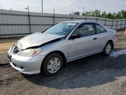 Salvage cars for sale from Copart Lumberton, NC: 2004 Honda Civic DX VP