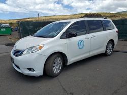 Salvage cars for sale at Kapolei, HI auction: 2017 Toyota Sienna XLE