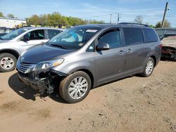 Salvage cars for sale at Hillsborough, NJ auction: 2017 Toyota Sienna XLE