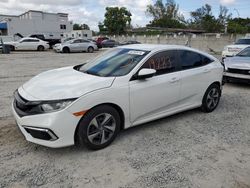 Honda Civic LX salvage cars for sale: 2021 Honda Civic LX