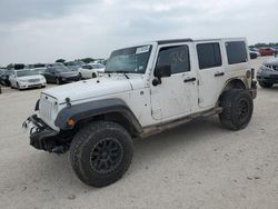 Salvage cars for sale at San Antonio, TX auction: 2012 Jeep Wrangler Unlimited Sahara