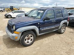 Salvage cars for sale at Temple, TX auction: 2007 Jeep Liberty Sport