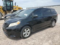 Salvage cars for sale from Copart Houston, TX: 2013 Toyota Sienna