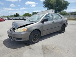 Salvage cars for sale from Copart Orlando, FL: 2003 Toyota Corolla CE