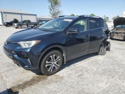 Salvage cars for sale at Tulsa, OK auction: 2017 Toyota Rav4 LE