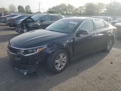 Salvage cars for sale at Moraine, OH auction: 2017 KIA Optima LX