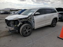 Salvage cars for sale at Las Vegas, NV auction: 2016 Toyota Highlander XLE