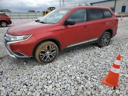 Mitsubishi salvage cars for sale: 2017 Mitsubishi Outlander ES