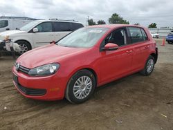 Salvage cars for sale from Copart San Diego, CA: 2013 Volkswagen Golf