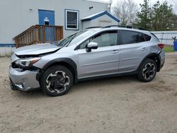 Salvage cars for sale from Copart Lyman, ME: 2022 Subaru Crosstrek Limited