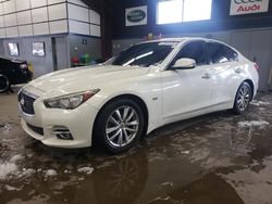 Salvage cars for sale at East Granby, CT auction: 2016 Infiniti Q50 Premium