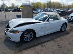 Salvage cars for sale at Chalfont, PA auction: 2004 BMW Z4 2.5