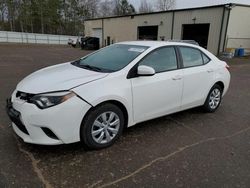 Salvage cars for sale from Copart Ham Lake, MN: 2014 Toyota Corolla L