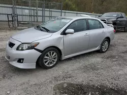 Salvage cars for sale from Copart Hurricane, WV: 2010 Toyota Corolla Base