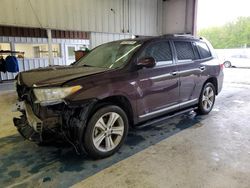 Toyota Highlander Limited salvage cars for sale: 2013 Toyota Highlander Limited