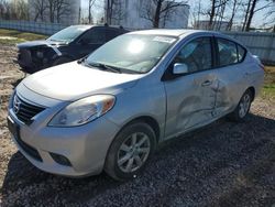 Salvage cars for sale at Central Square, NY auction: 2013 Nissan Versa S