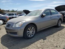 Salvage cars for sale at Martinez, CA auction: 2009 Infiniti G37