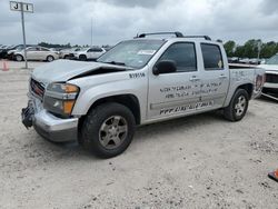 Salvage trucks for sale at Houston, TX auction: 2012 GMC Canyon SLE