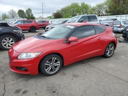 Salvage cars for sale at Moraine, OH auction: 2013 Honda CR-Z EX