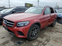 Salvage cars for sale at Chicago Heights, IL auction: 2018 Mercedes-Benz GLC 300 4matic