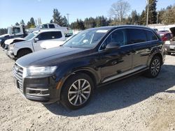 Salvage cars for sale at Graham, WA auction: 2018 Audi Q7 Premium Plus