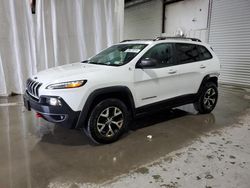 Salvage cars for sale from Copart Albany, NY: 2015 Jeep Cherokee Trailhawk